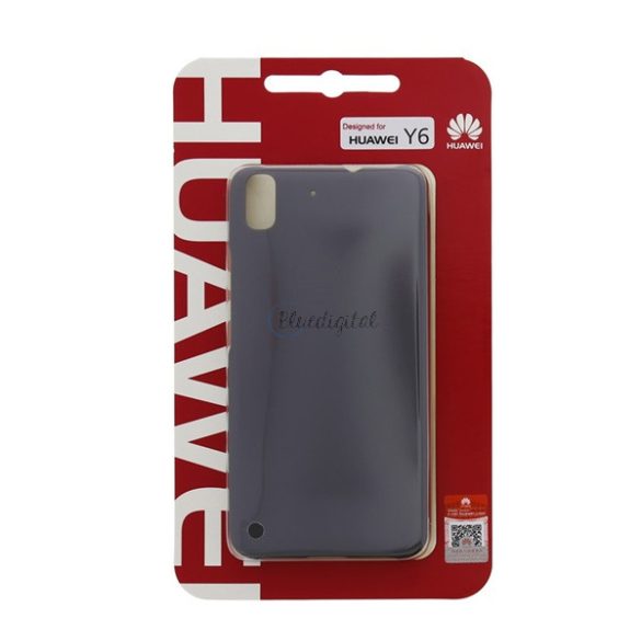 HUAWEI műanyag telefonvédő (ultravékony, 0.8 mm) SZÜRKE Huawei Y6