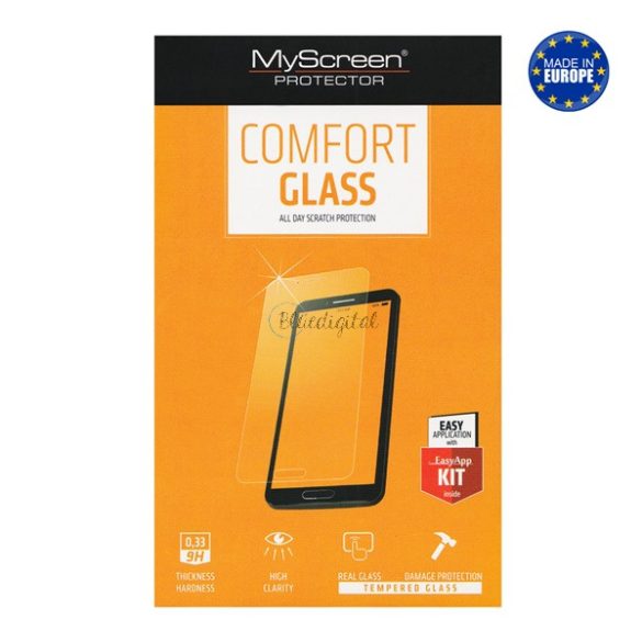 MYSCREEN COMFORT GLASS képernyővédő üveg (extra karcálló, ütésálló, 0.33mm, 9H) ÁTLÁTSZÓ Sony Xperia M4 Aqua (E2303)