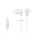 SONY fülhallgató SZTEREO (3.5mm jack, mikrofon, felvevő gomb) FEHÉR