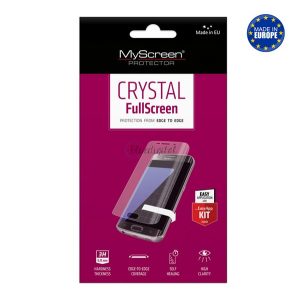 MYSCREEN CRYSTAL FULLSCREEN képernyővédő fólia (íves, öntapadó PET, nem visszaszedhető, 0.15mm, 3H) ÁTLÁTSZÓ LG G5 (H850) 