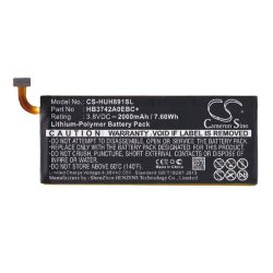   CAMERON SINO Li-Polymer akku (3.8V/2A, Huawei HB3742A0EBC+ kompatibilis) FEKETE