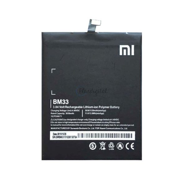 XIAOMI akku 3030mAh LI-Polymer (kizárólag Xiaomi Mi 4i kompatibilis) Xiaomi Mi 4c (Mi 4i)