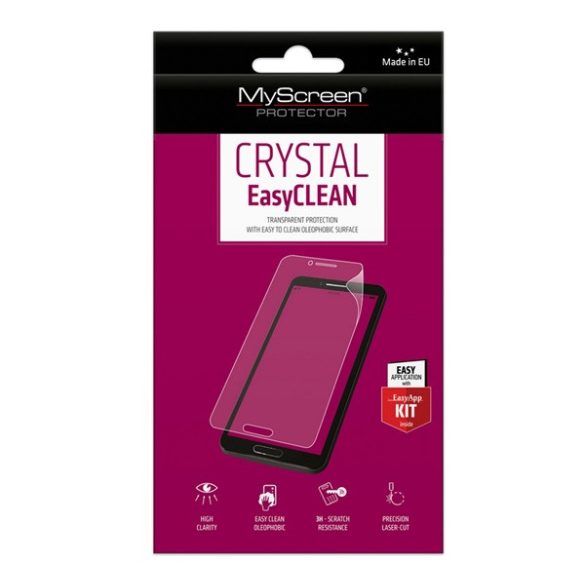 MYSCREEN CRYSTAL FULLSCREEN képernyővédő fólia (íves, öntapadó PET, nem visszaszedhető, 0.15mm, 3H) ÁTLÁTSZÓ Apple iPhone 7 4.7, Apple iPhone 8 4.7, Apple iPhone SE 2 (2020), Apple iPhone 