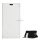 Tok álló, bőr hatású (FLIP, oldalra nyíló, asztali tartó funkció, prémium) FEHÉR Asus Zenfone 3 Max (ZC520TL)