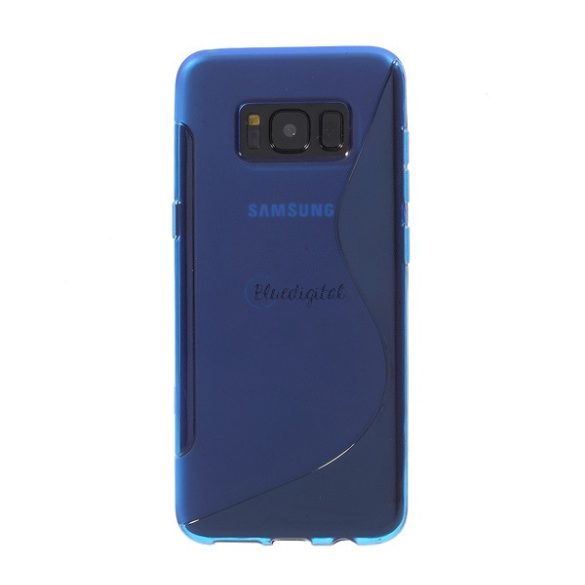Szilikon telefonvédő (S-line) KÉK Samsung Galaxy S8 (SM-G950)