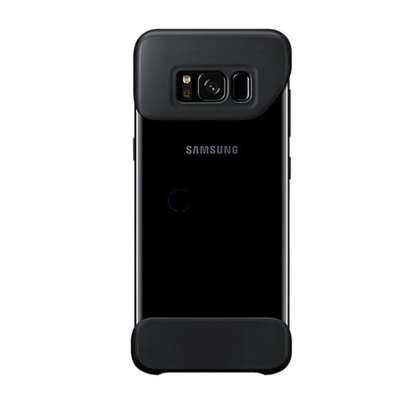 SAMSUNG műanyag telefonvédő (2 részes) FEKETE Samsung Galaxy S8 (SM-G950)