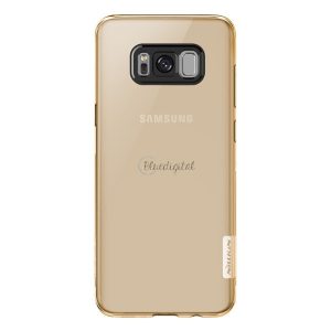 NILLKIN NATURE szilikon telefonvédő (0.6 mm, ultravékony) ARANYBARNA Samsung Galaxy S8 Plus (SM-G955)