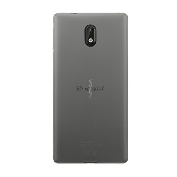 Szilikon telefonvédő (matt) ÁTLÁTSZÓ Nokia 3