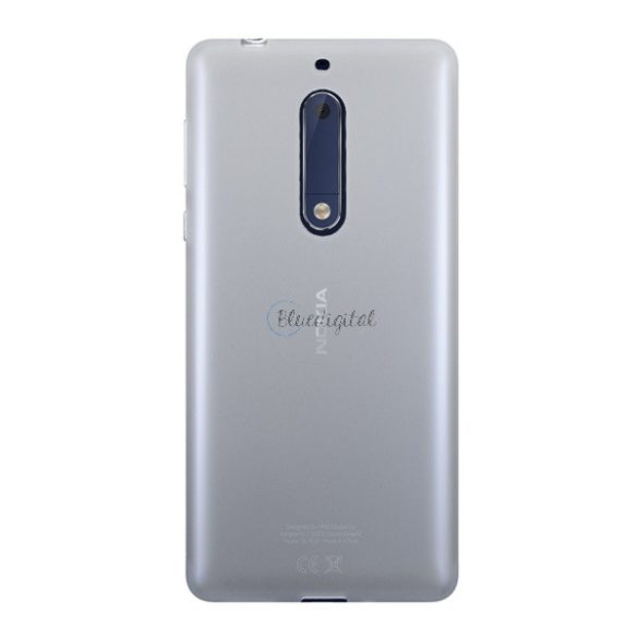 Szilikon telefonvédő (matt) FEHÉR Nokia 5