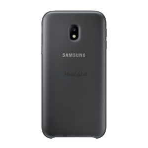 SAMSUNG műanyag telefonvédő (dupla rétegű, gumírozott) FEKETE Samsung Galaxy J5 (2017) SM-J530 EU