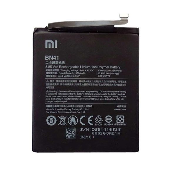 XIAOMI akku 4100mAh LI-ION Xiaomi Redmi Note 4