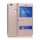 Tok álló, bőr hatású (FLIP, oldalra nyíló, Dual View Window) ARANY Huawei P9 Lite (2017)