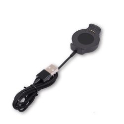 Töltőkábel USB (mágneses, 100cm) FEKETE Huawei Watch 2