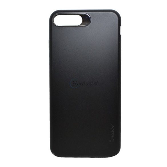 IPAKY műanyag telefonvédő (ultravékony, 0.6 mm) FEKETE Apple iPhone 7 Plus 5.5, Apple iPhone 8 Plus 5.5