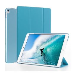   Tok álló, bőr hatású (aktív FLIP, oldalra nyíló, TRIFOLD, asztali tartó) VILÁGOSKÉK Apple IPAD Pro 10.5 (2017), Apple IPAD Air 2019 (Air 3)