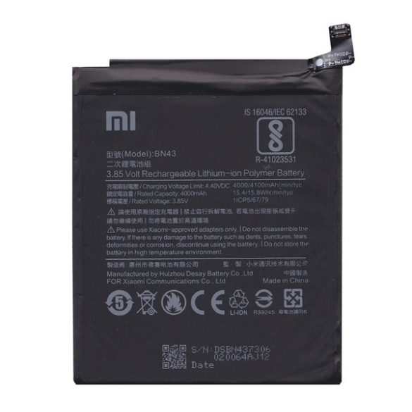 XIAOMI akku 4000mAh LI-Polymer Xiaomi Redmi Note 4X