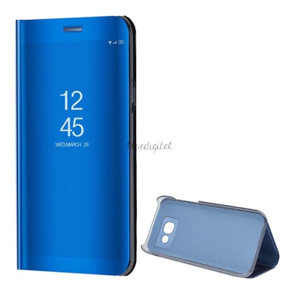 Tok álló (aktív FLIP, oldalra nyíló, asztali tartó funkció, tükrös felület, Mirror View Case) KÉK Samsung Galaxy A5 (2017) SM-A520F