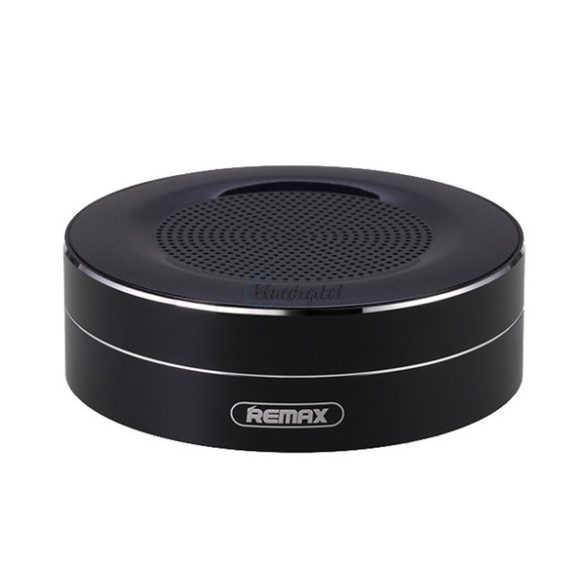REMAX bluetooth hordozható hangszóró (mikrofon, microUSB csatlakozó, 3W teljesítmény) FEKETE