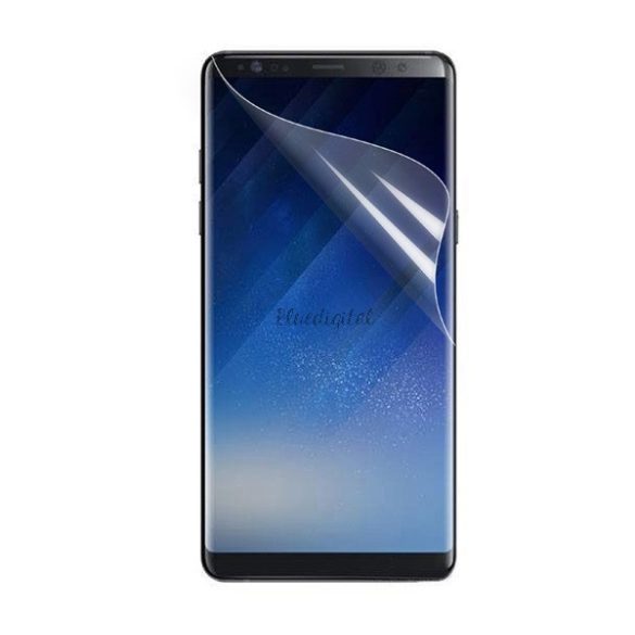 Képernyővédő fólia (full screen, íves, öntapadós PET, nem visszaszedhető) ÁTLÁTSZÓ Samsung Galaxy Note 8 (SM-N950F)