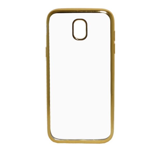 Szilikon telefonvédő (fémhatású keret) ARANY Samsung Galaxy J5 (2017) SM-J530 EU