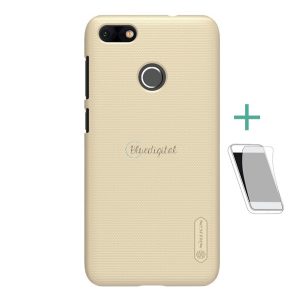 NILLKIN SUPER FROSTED műanyag telefonvédő (gumírozott, érdes felület + képernyővédő fólia) ARANY Huawei P9 Lite Mini