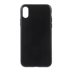  Szilikon telefonvédő (gumírozott) FEKETE Apple iPhone X 5.8, Apple iPhone XS 5.8