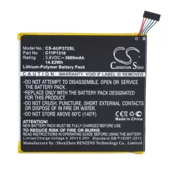   CAMERON SINO Li-Polymer akku (3.8V/3900mAh, Asus C11P1310 kompatibilis) FEKETE Asus Fonepad 7 (ME372CL)