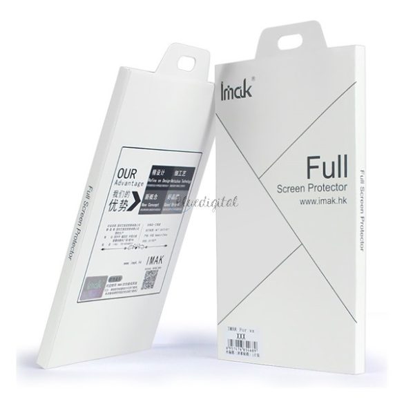 IMAK védőfólia 2db (csak hátsó, full screen, íves részre, öngyógyító, 0.15mm vékony) ÁTLÁTSZÓ Apple iPhone X 5.8, Apple iPhone XS 5.8