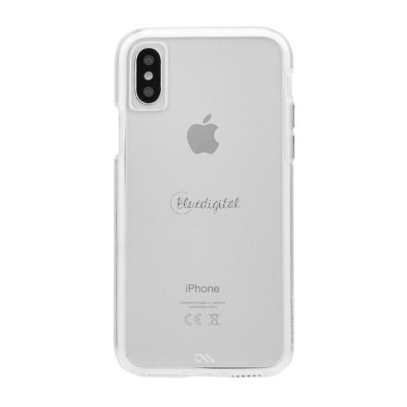 CASE-MATE TOUGH CLEAR műanyag telefonvédő (szilikon belső, közepesen ütésálló) ÁTLÁTSZÓ Apple iPhone X 5.8, Apple iPhone XS 5.8