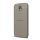 Szilikon telefonvédő (közepesen ütésálló, bőr hatású, varrás minta) SZÜRKE Samsung Galaxy J5 (2017) SM-J530 EU