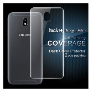 IMAK védőfólia 2db (csak hátsó, full screen, íves részre, öngyógyító, 0.15mm vékony) ÁTLÁTSZÓ Samsung Galaxy J5 (2017) SM-J530 EU