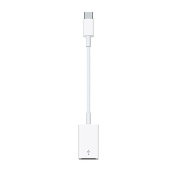 APPLE adapter kábel (USB aljzat - Type-C, 12cm) FEHÉR