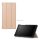 Tok álló, bőr hatású (FLIP, oldalra nyíló, TRIFOLD asztali tartó funkció) ARANY Lenovo Tab 4 7 Essential (TB-7304F)