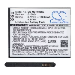   CAMERON SINO Li-Ion akku (3.7V/1300mAh, NAVON G13004 kompatibilis) FEKETE Navon T400 (2016)