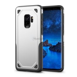   Defender műanyag telefonvédő (közepesen ütésálló, szilikon belső, ultravékony) EZÜST Samsung Galaxy S9 (SM-G960)