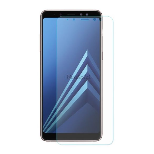 ENKAY képernyővédő üveg (2.5D lekerekített szél, karcálló, 0.26mm, 9H) ÁTLÁTSZÓ Samsung Galaxy A8 Plus (2018) SM-A730F