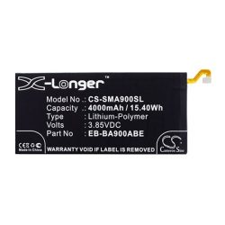   CAMERON SINO Li-Polymer akku (3.85V/4000mAh, Samsung EB-BA900ABE kompatibilis) FEKETE Samsung Galaxy A9 (2016) SM-A910