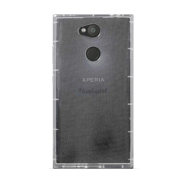 Szilikon telefonvédő (közepesen ütésálló, légpárnás keret) ÁTLÁTSZÓ Sony Xperia L2 (H4311)