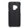 USAMS JOE műanyag telefonvédő (bőr hatású, varrás minta) FEKETE Samsung Galaxy S9 (SM-G960)