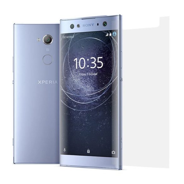 Képernyővédő üveg (karcálló, 0.3mm, 9H, NEM íves) ÁTLÁTSZÓ Sony Xperia XA2 (H4113)