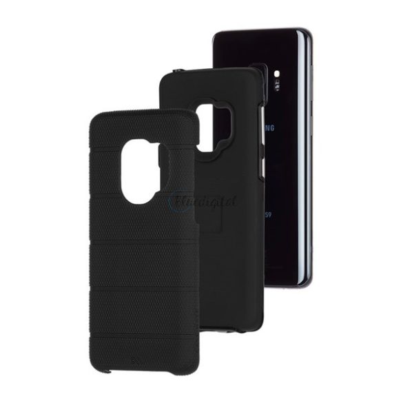 CASE-MATE TOUGH MAG műanyag telefonvédő (ultravékony, szilikon belső, közepesen ütésálló) FEKETE Samsung Galaxy S9 (SM-G960)
