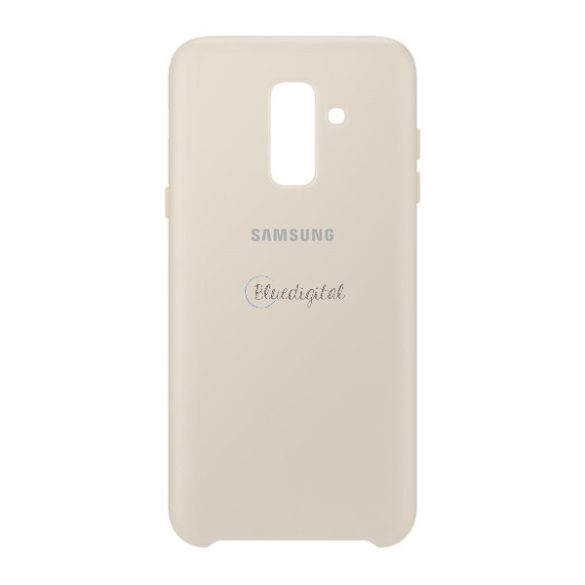 SAMSUNG műanyag telefonvédő (dupla rétegű, gumírozott) ARANY Samsung Galaxy A6+ (2018) SM-A605F