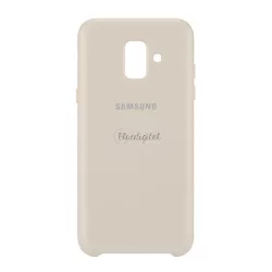   SAMSUNG műanyag telefonvédő (dupla rétegű, gumírozott) ARANY Samsung Galaxy A6 (2018) SM-A600F