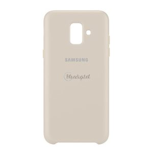 SAMSUNG műanyag telefonvédő (dupla rétegű, gumírozott) ARANY Samsung Galaxy A6 (2018) SM-A600F