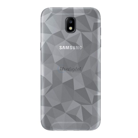 Szilikon telefonvédő (3D, gyémánt minta) ÁTLÁTSZÓ Samsung Galaxy J3 (2017) SM-J330 EU