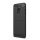 Szilikon telefonvédő (közepesen ütésálló, légpárnás sarok, szálcsiszolt, karbon minta) FEKETE Samsung Galaxy A6+ (2018) SM-A605F