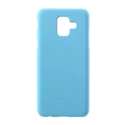  Műanyag telefonvédő (gumírozott) VILÁGOSKÉK Samsung Galaxy A6 (2018) SM-A600F