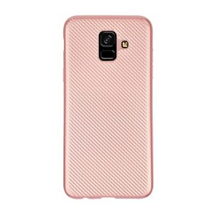 Szilikon telefonvédő (karbon minta) ROZÉARANY Samsung Galaxy A6 (2018) SM-A600F