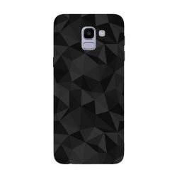   Szilikon telefonvédő (3D, gyémánt minta) FEKETE Samsung Galaxy J6 (2018) SM-J600F