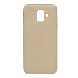   Szilikon telefonvédő (matt) ARANY Samsung Galaxy A6 (2018) SM-A600F